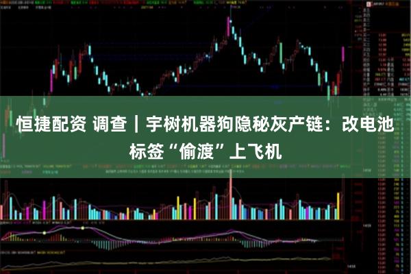 恒捷配资 调查｜宇树机器狗隐秘灰产链：改电池标签“偷渡”上飞机